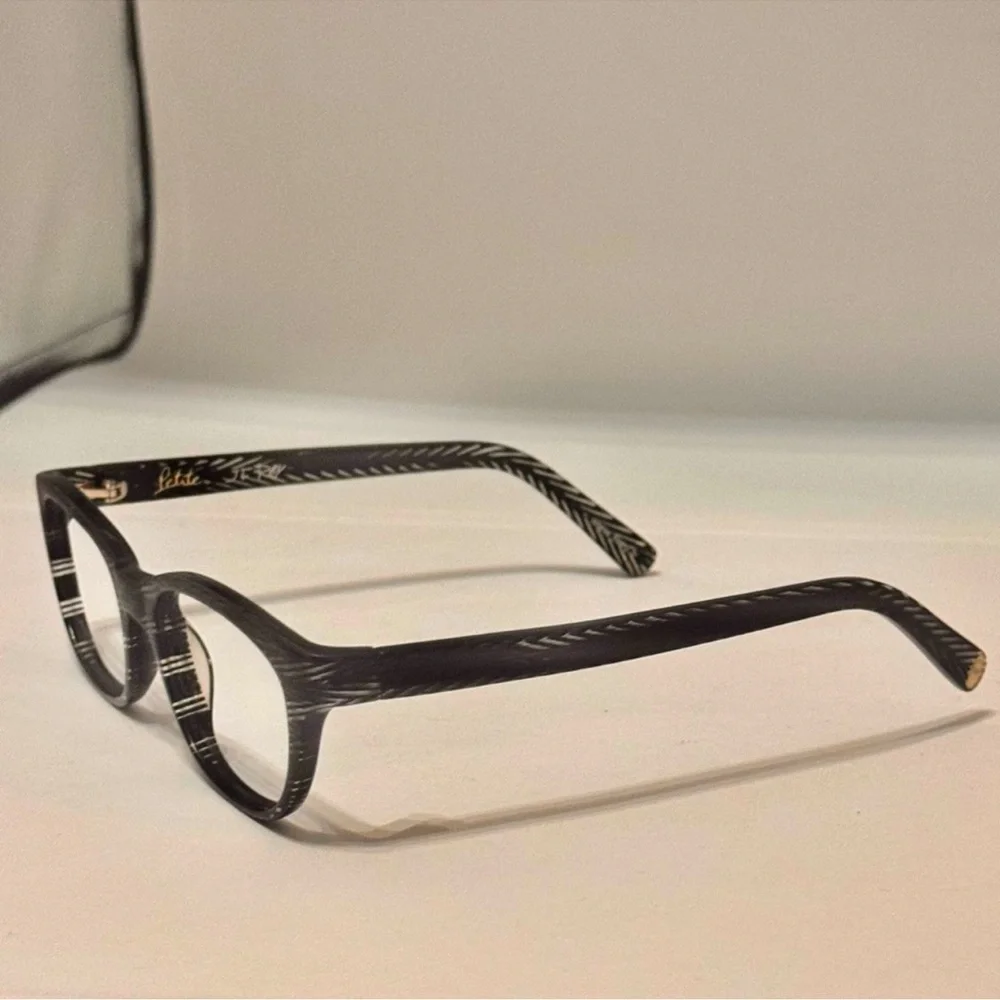 Authentic J.F. Rey designer black prescription eyeglasses frames